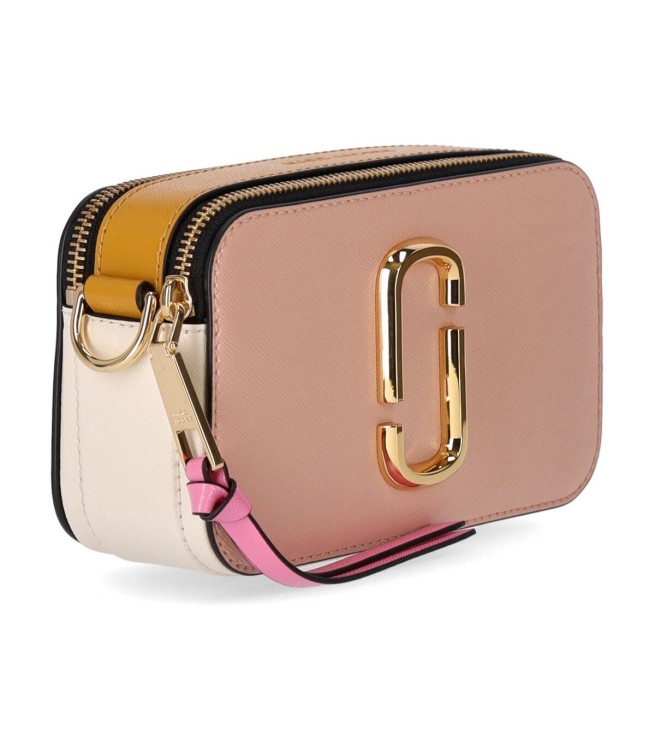 Shop Marc Jacobs The Snapshot Rose Multi Crossbody Bag In Pink