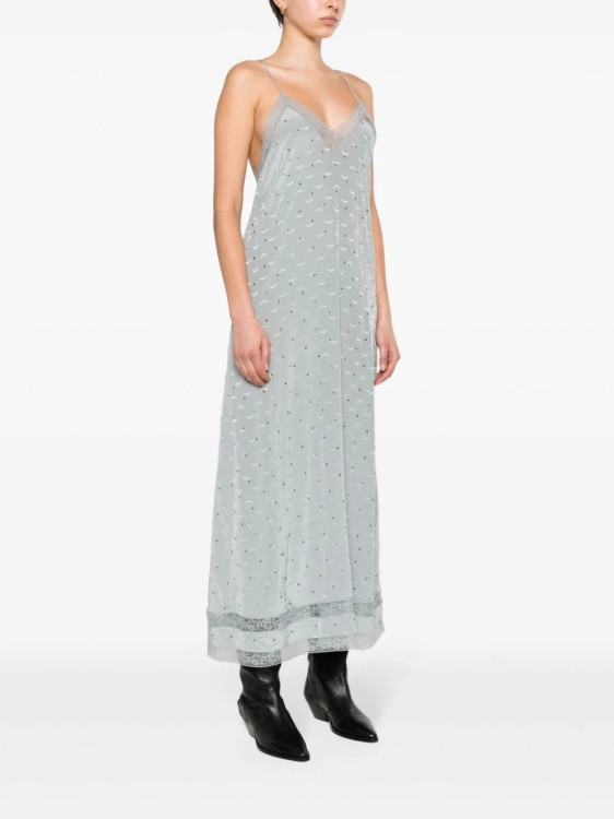 Shop Zadig & Voltaire Re Silk Maxi Dress In White