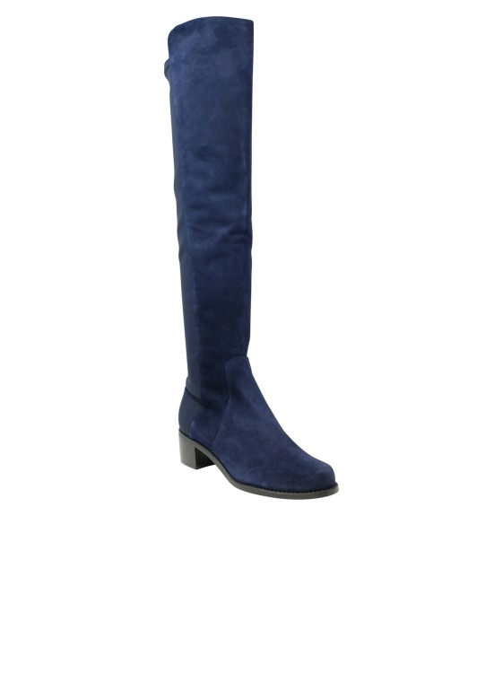 Stuart Weitzman Suede Reserve Boots In Black