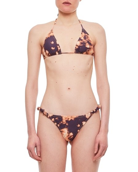 Shop Reina Olga Scrunchie Bikini Set In Multicolor