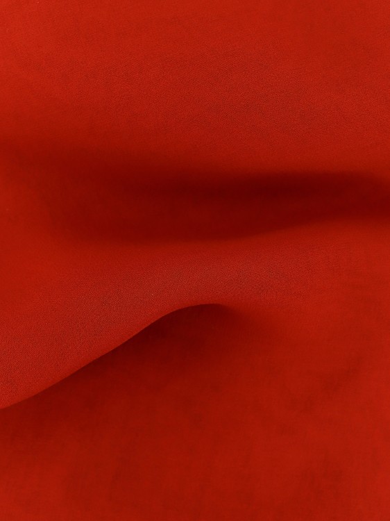 Shop Alberta Ferretti Silk Scarf In Red