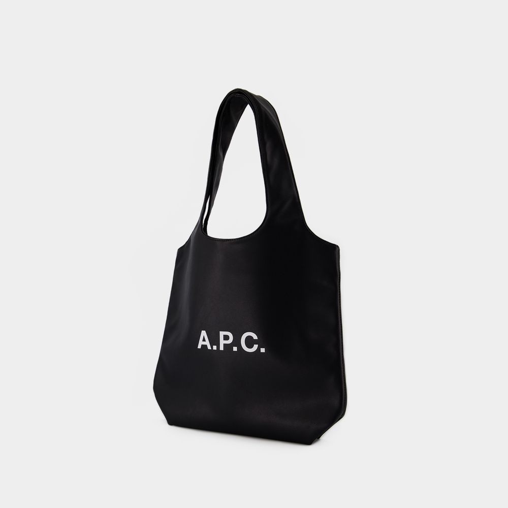 Apc A.p.c. Ninon Shopper Bag In Black