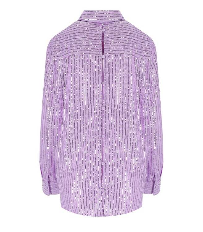 Shop Stine Goya Edel Lilac Shirt In Purple