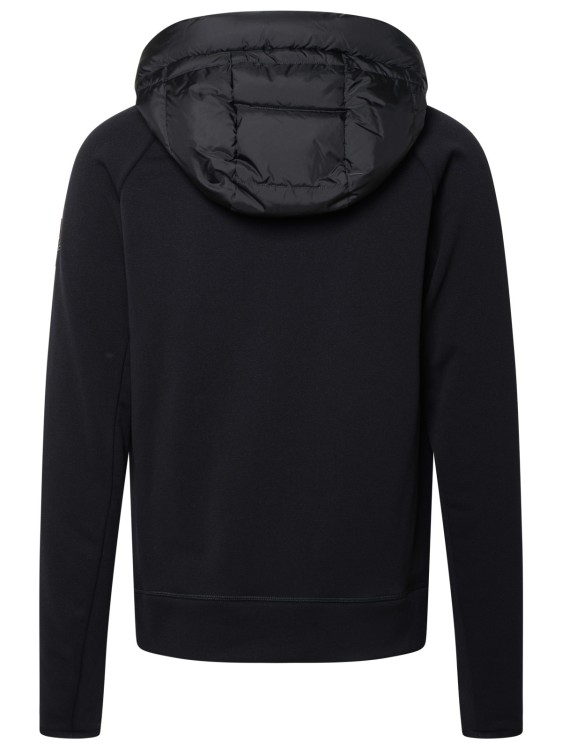 Shop Moncler Sweatshirt With Feather Cap In Black