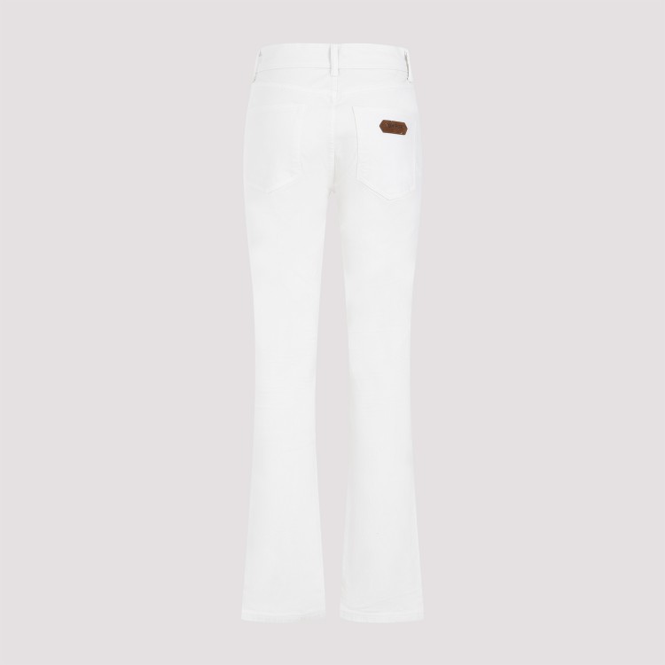 Shop Tom Ford Soft White Cotton Pants