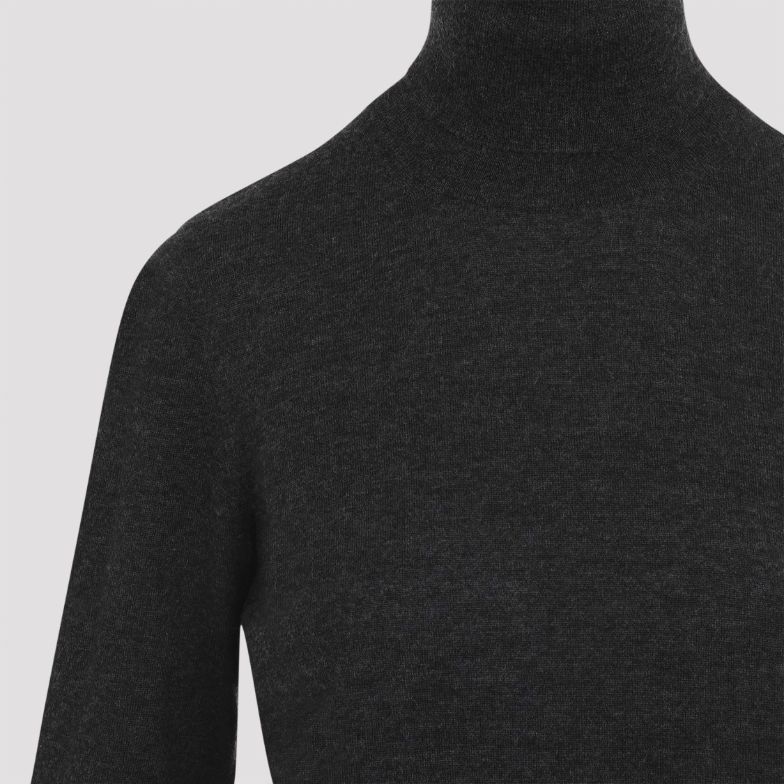 Max Mara Adda Turtle Neck Cashmere Sweater In Black
