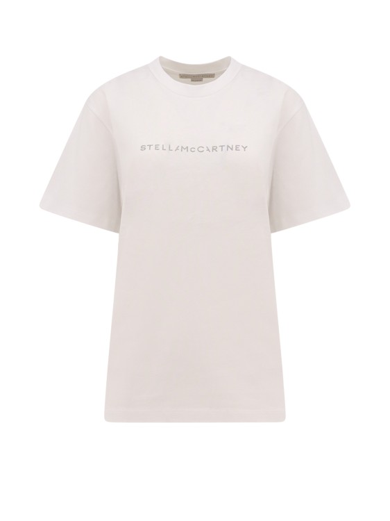 Shop Stella Mccartney Iconic Sustainable Cotton T-shirt In White