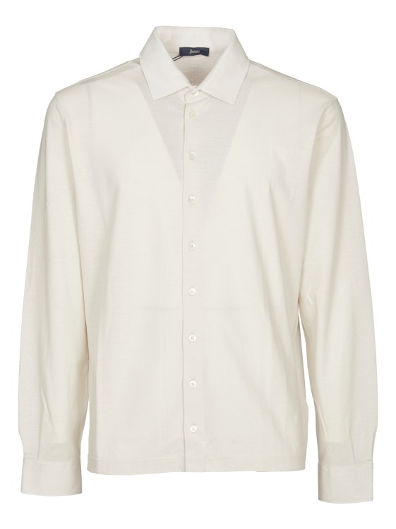 Shop Herno Ice-colored Shirt In Neutrals