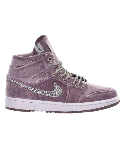 Nike Air Jordan 1 Violet In Grey