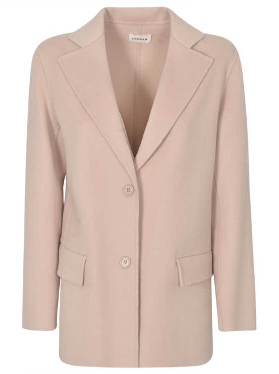 P.a.r.o.s.h Pink Single Breasted Blazer In Neutrals