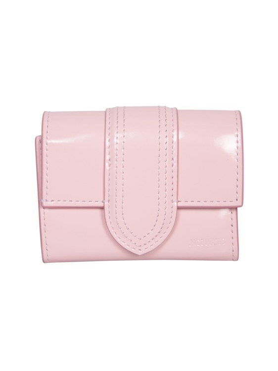 Jacquemus Flap Card Holder In Pink