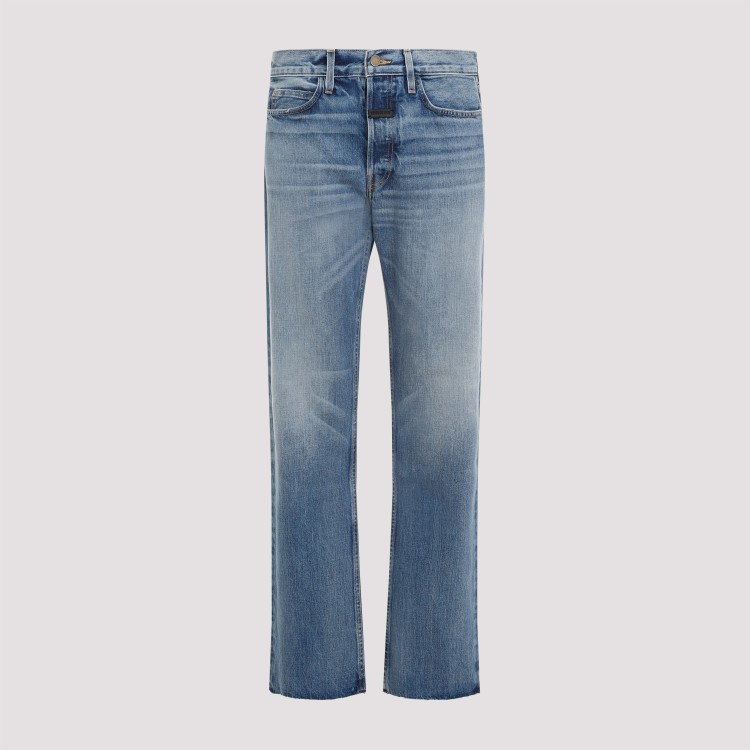 Shop Fear Of God Medium Indigo 8th Collection Jeans In Blue