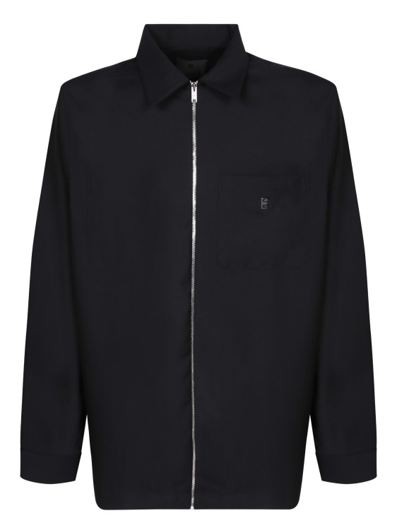 Givenchy Wool Shirt In Black