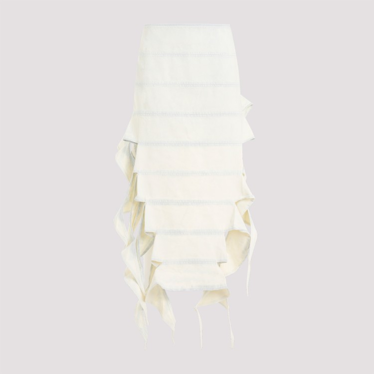 Shop Y/project Snow White Wash Cotton Bug Denim Skirt