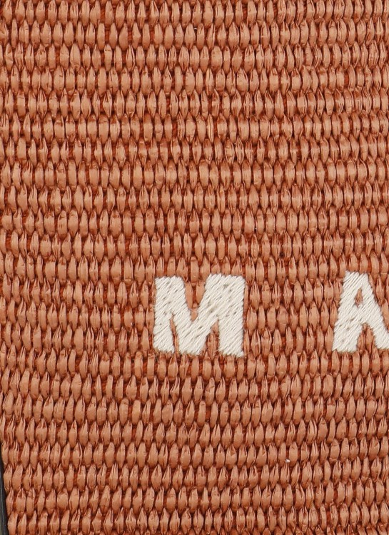 Shop Marni Tropicalia Hand Bag In Brown