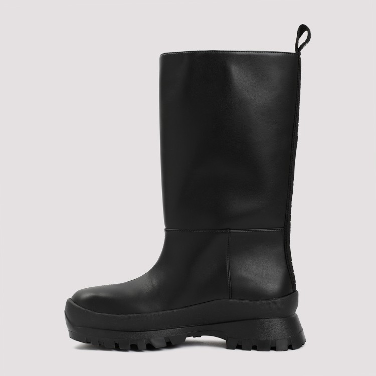 Stella Mccartney Trace Tubo Knee-length Boots In Black