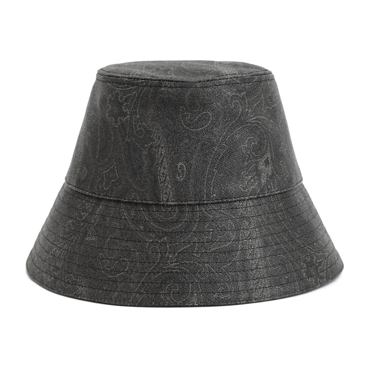 Shop Etro Cotton Hat In Grey