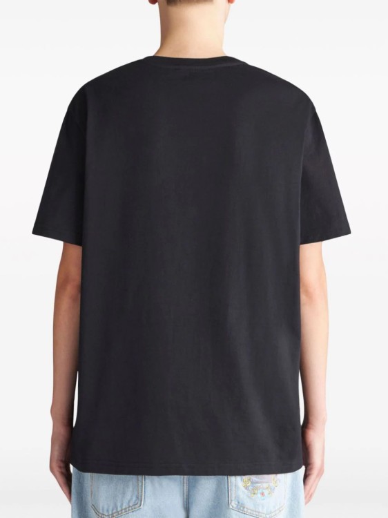 Shop Etro Black Pegaso T-shirt