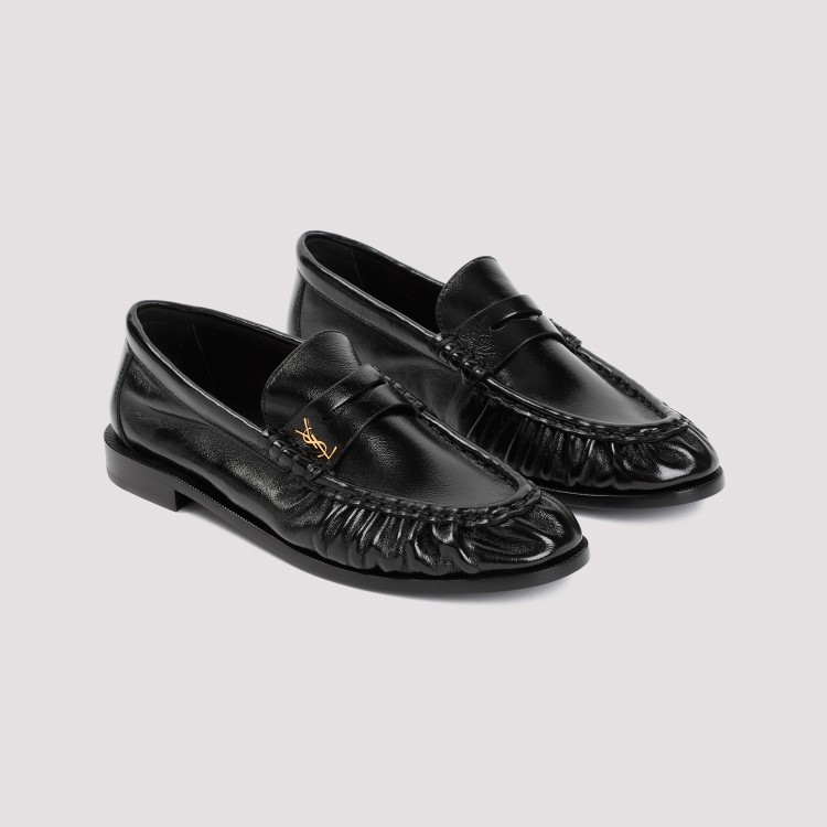 Saint Laurent Monogram Loafers In Calfskin In Black
