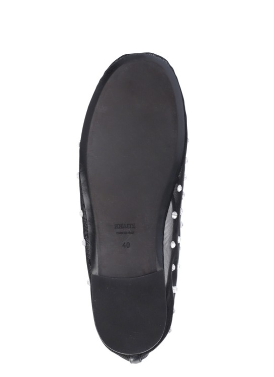 Shop Khaite Marcy Flats Ballet Shoes In Black