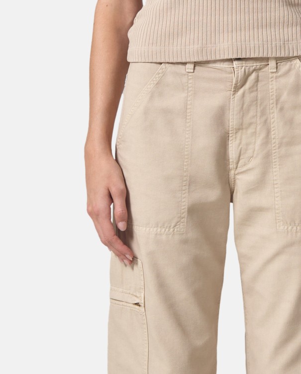 Shop Citizens Of Humanity Marcelle Cargo Pants In Neutrals