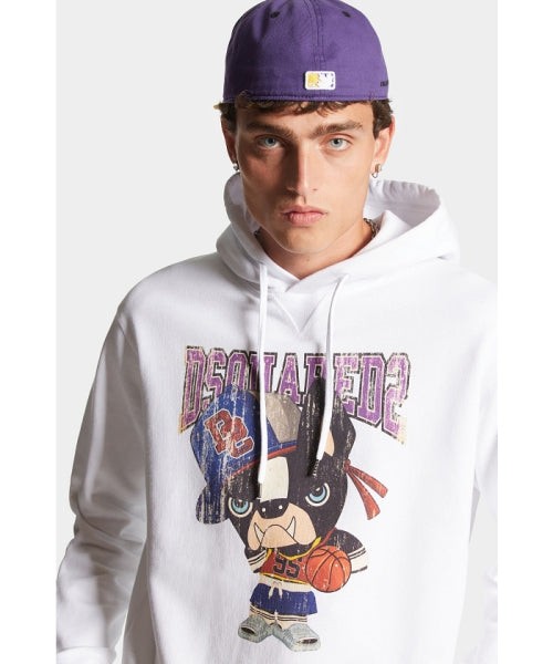 Dsquared2 Dsquared Men Sweatshirt With Print In White