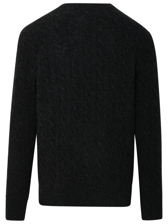 Shop Polo Ralph Lauren Grey Cashmere Blend Sweater