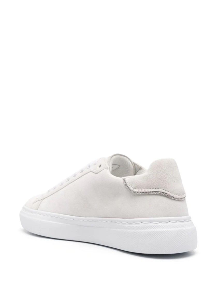 Fabiana Filippi Dalila Lace-up Sneakers In White