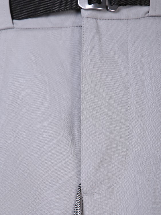 Shop Roa Cotton Bermuda Shorts In White
