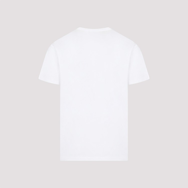 Shop Alexander Mcqueen Skeleton Logo Printed T-shirt In White