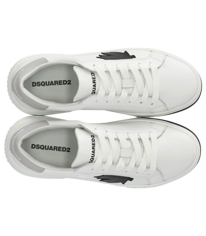 Shop Dsquared2 Bumper White Grey Sneaker