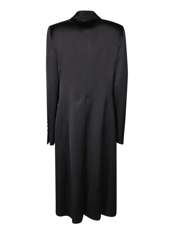 Shop Sapio Double-breasted Coat In Black