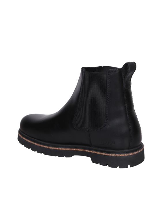 Shop Birkenstock Leather Black Ankle Boots