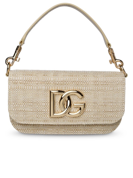Shop Dolce & Gabbana Beige Fabric Bag In Neutrals