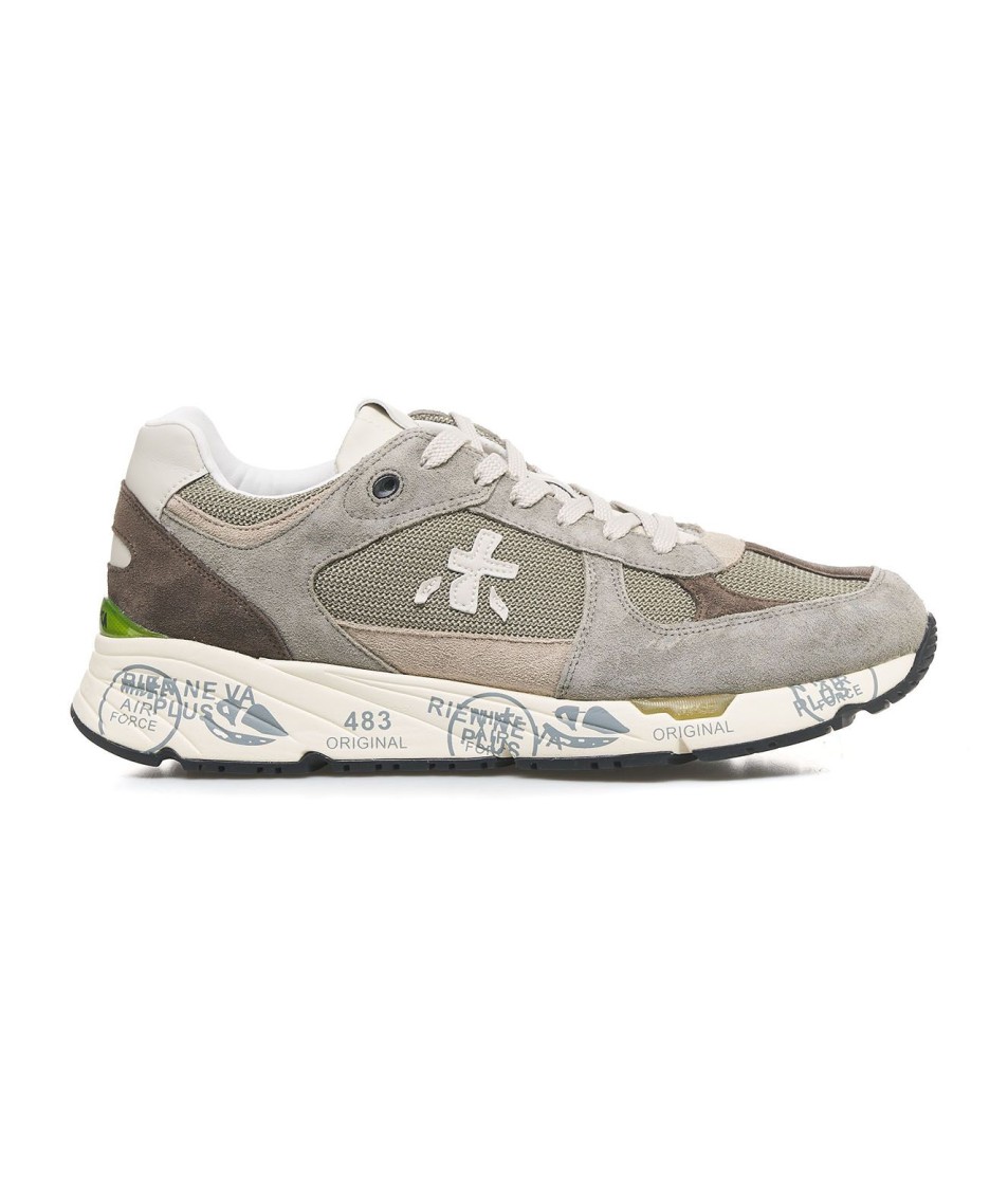 Shop Premiata Mase Sneakers In Grey