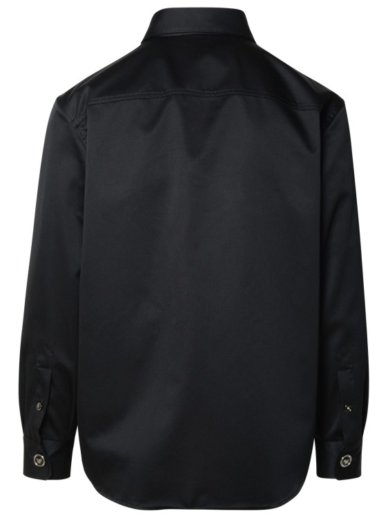 Shop Versace Black Cotton Shirt