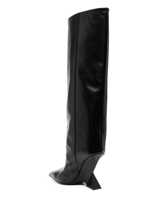 Shop Attico Cheope Knee-high Boots In Black