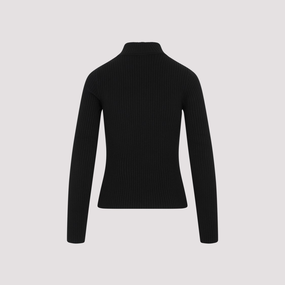 Courrèges Reedition Turtleneck Pullover In Black