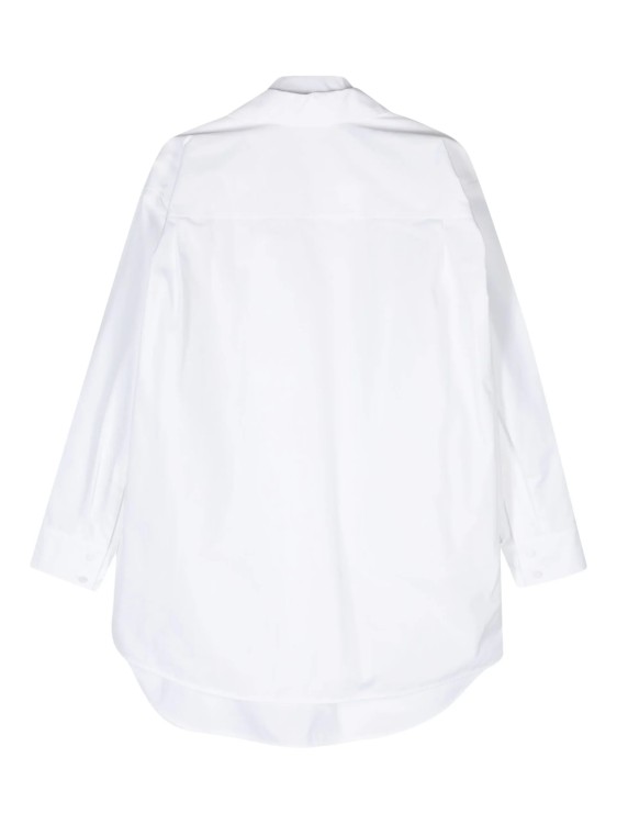 Shop Jil Sander Layered White Shirt