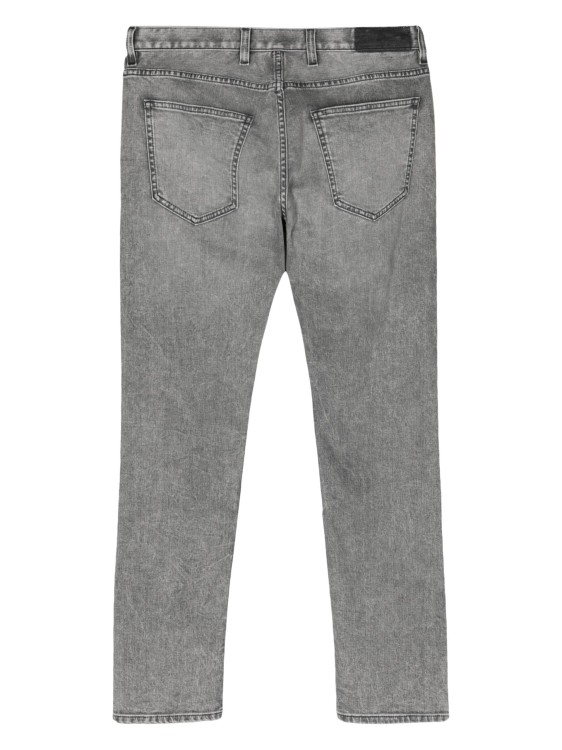Shop Eleventy Gray Tapered Denim Pants In Grey