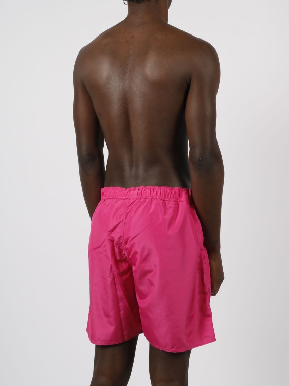 Shop Yes I Am Fuxia Swim Short In Pink