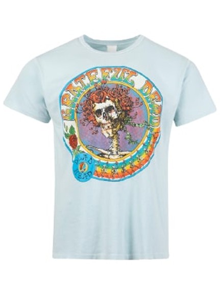 MadeWorn Grateful Dead Skull and Roses Unisex Tee Off White / S