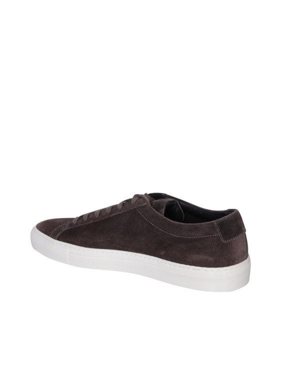 Shop Common Projects Low-top Suede Sneakers In Black