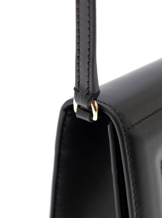 Shop Dolce & Gabbana Black Embossed Crossbody Bag