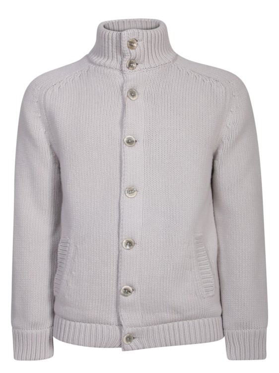 Herno Infinity Wool Bomber Jacket In White