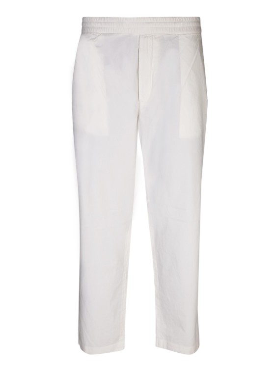 Officine Generale Organic Cotton Trousers In White