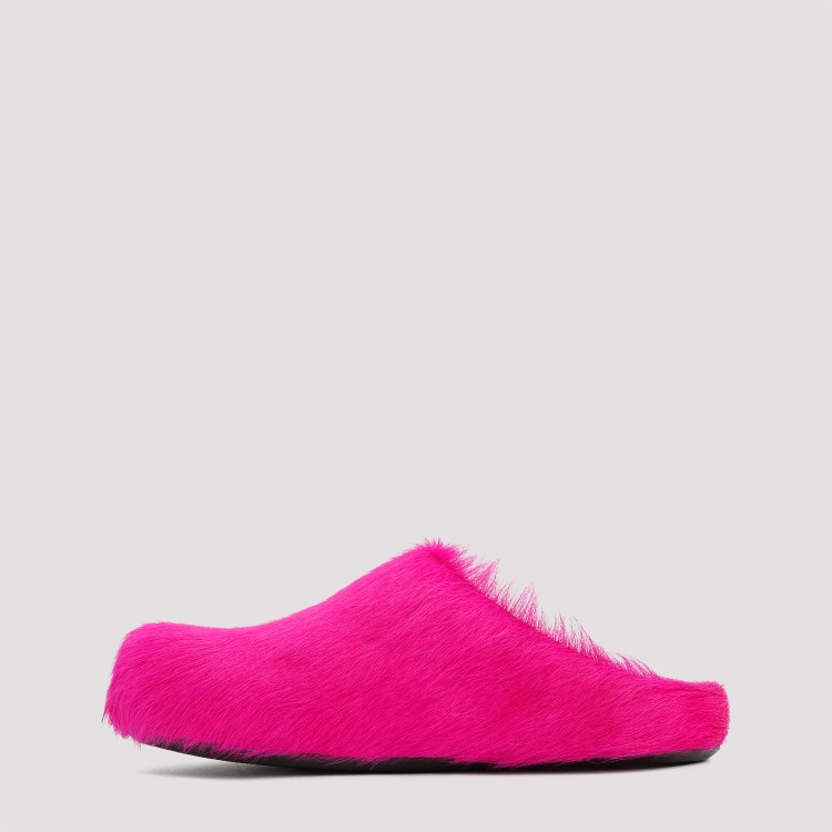 Marni Pink Fussbett Sabot Slip-on Loafers In Pink