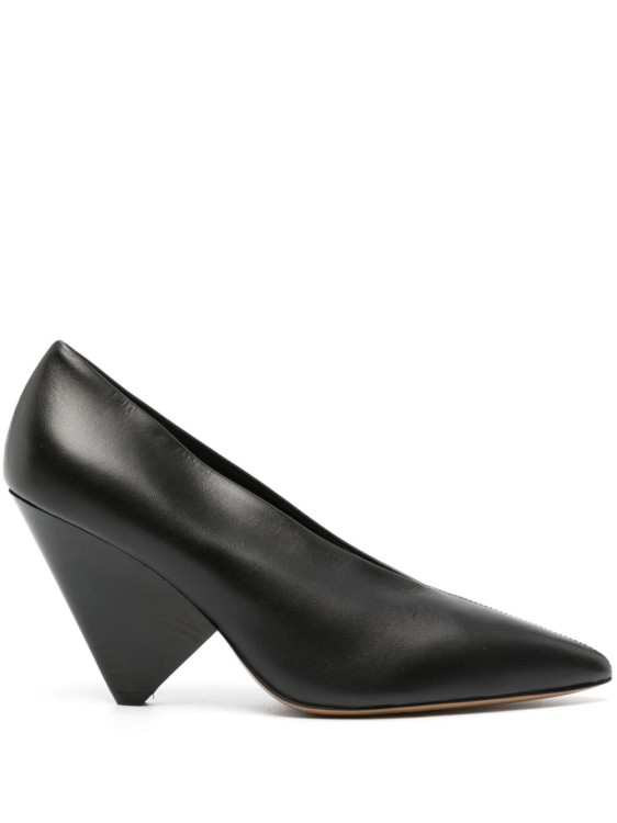 Isabel Marant Pointed-toe Leather Pumps In Black