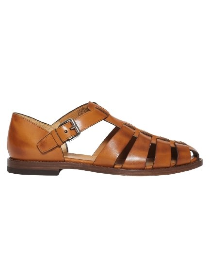 CHURCH'S TAN LEATHER SANDALS