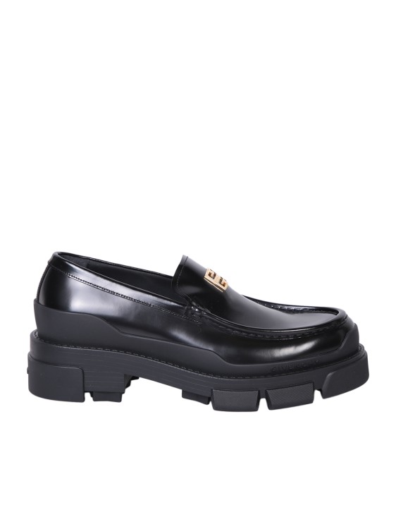 Givenchy Brushed Leather Loafer In Black